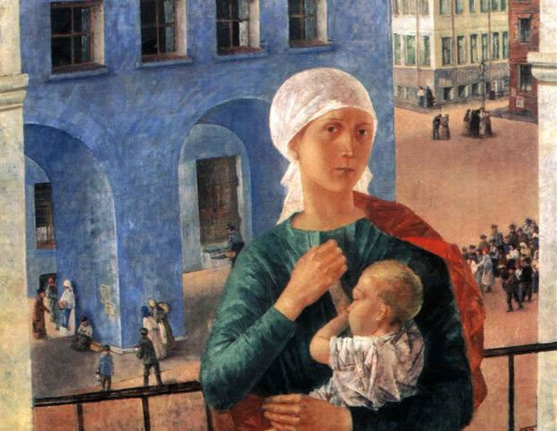 Кузьма Петров-Водкин. Мать. 1913